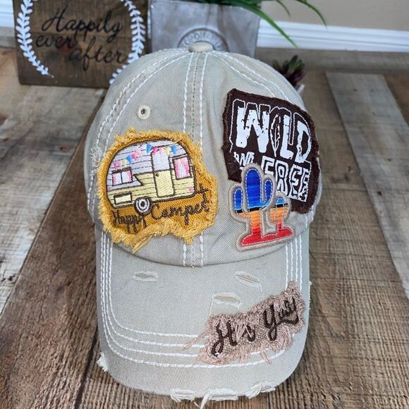 K bethos happy camper hat strapback - Picture 4 of 9